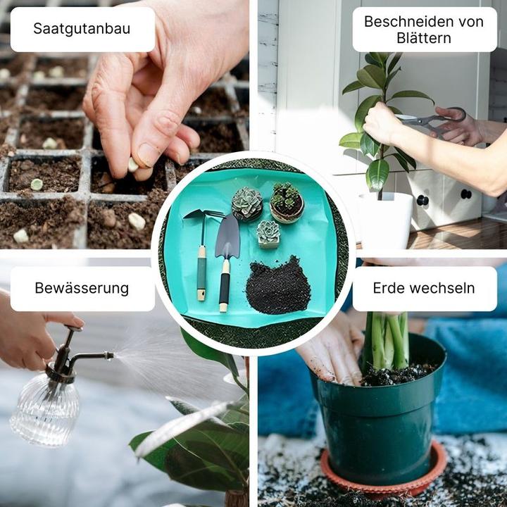 Produktbild Hermex Umtopfmatte Gartenmatte Pflanzmatte Topfmatte Pflanzunterlage (100 cm, 100 cm)