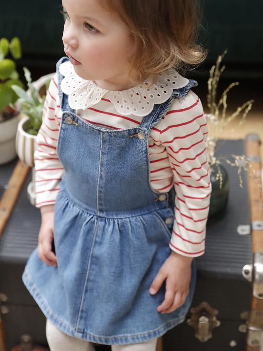 Image du produit Vertbaudet Baby Jeans-Latzkleid Oeko-Tex (92)