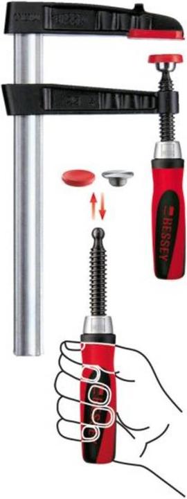 Actual product image Bessey Malleable cast iron screw clamp TG-2K (300 mm)