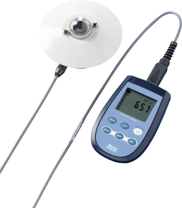 HD2302.0 Appareil de mesure avec 3 piles 1,5 AA, mode d'emploi, boîte en plastique, sonde LP471 PHOT
