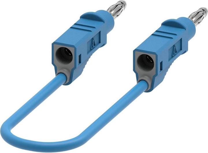 Actual product image Electro PJP 2110-CD1-50BL Measuring cable (banana plug - banana plug) 50 cm Bl