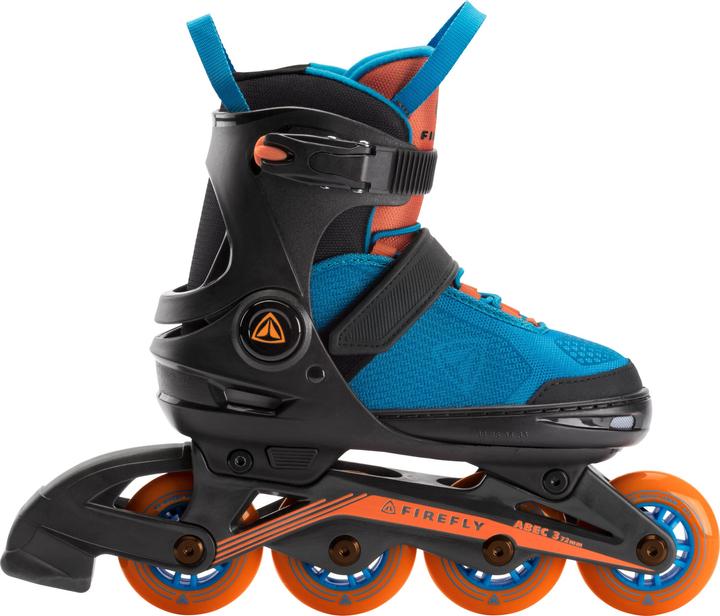 Firefly Kids inline skate 510 Boy (size: 37.0-40.0 (wheels 76 mm), 901 black/blue/or (37)