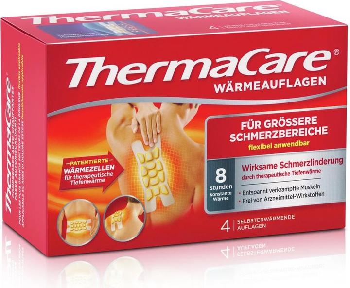 Actual product image Thermacare Heat pads flexible application larger pain areas XL (4 x, 1872 ml, 235 g)