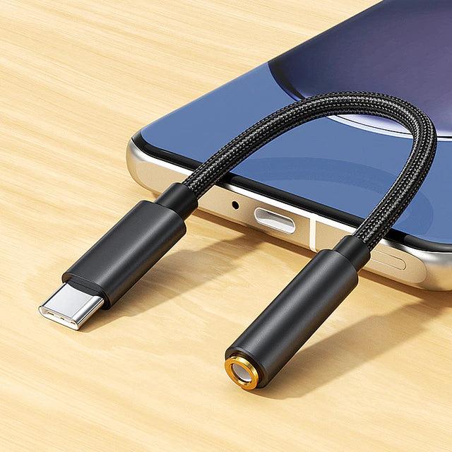 Actual product image Hermex USB Type-C to 3.5mm Audio AUX Headphone Adapter (USB)