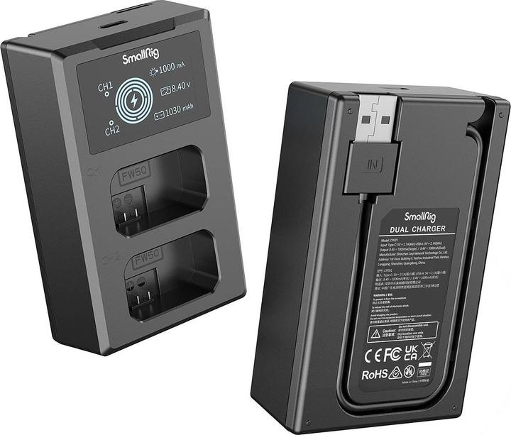 Actual product image SmallRig NP-FW50 Kit 3818 (Rechargeable battery, Charger)