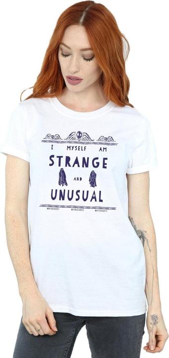 Image du produit Beetlejuice Strange And Unusual Cotton Boyfriend T-Shirt Womens/Ladies (XXL)