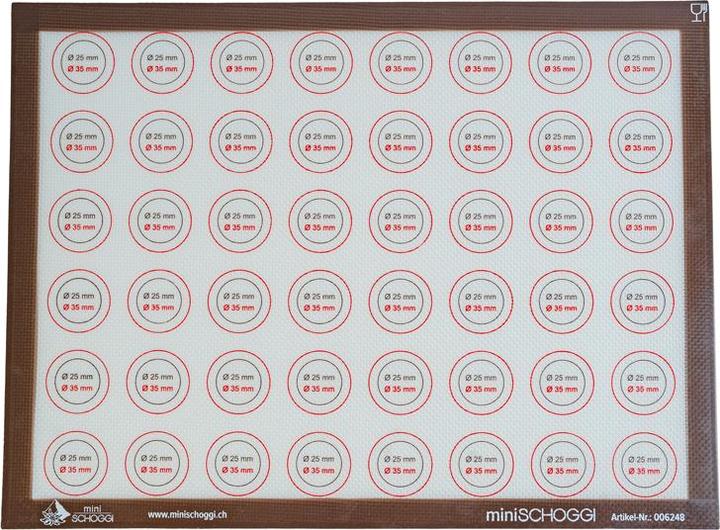 Actual product image miniSchoggi Macaron silicone mat, 30 x 40 cm (copy)