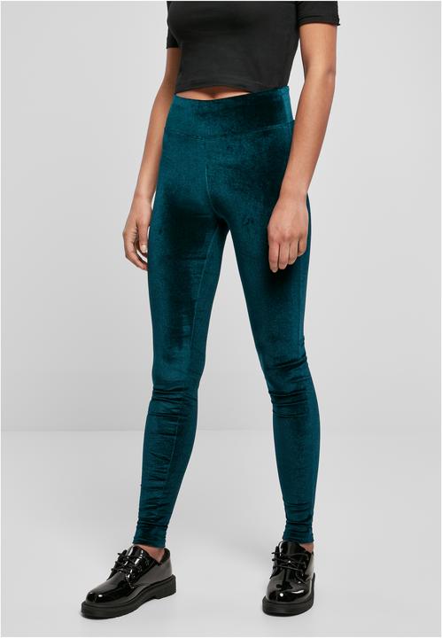 Image du produit Urban Classics Leggings femme taille haute en velours (5XL)