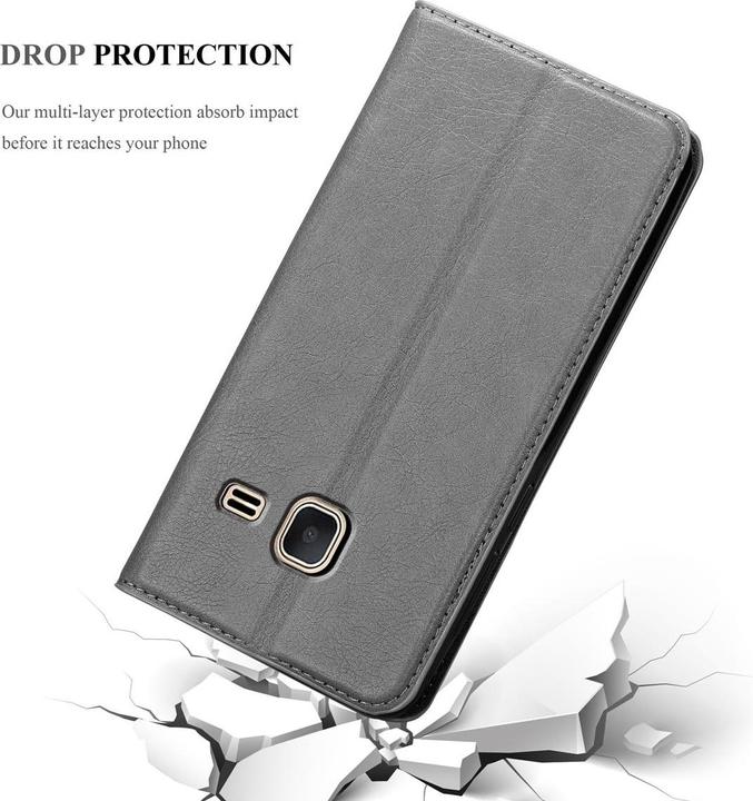 Actual product image Cadorabo Book Invis. Magnet sleeve (Samsung Galaxy J1 Mini)