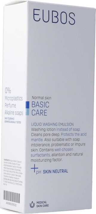 Produktbild Eubos Seife liquide unparfümiert blau (200ml) (200 ml)