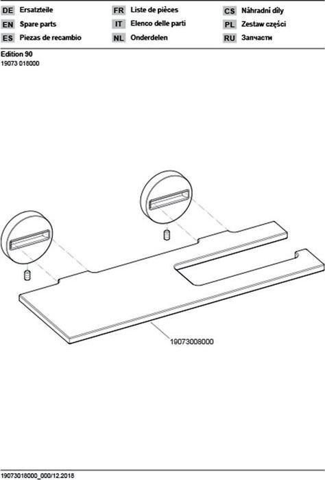 Produktbild Keuco Edition 90 Toilettenpapierhalter