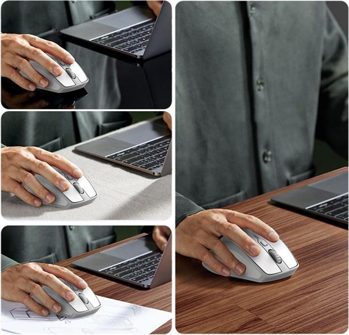 Produktbild Ugreen Wireless mouse MU101 2.4G (White) (Kabellos)