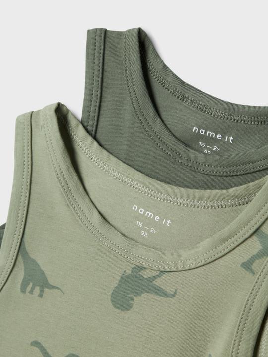 Actual product image Name it Nmmtank Top 2p Agave Green Dino Noos (98)
