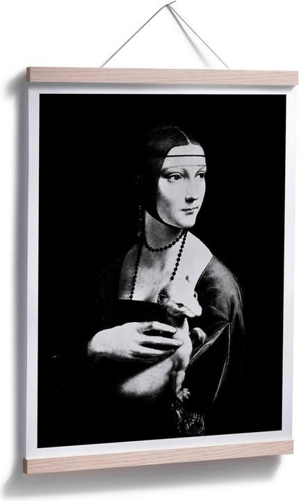 Immagine prodotto Trenddeko Da Vinci - La signora con l'ermellino (30 x 40 cm)