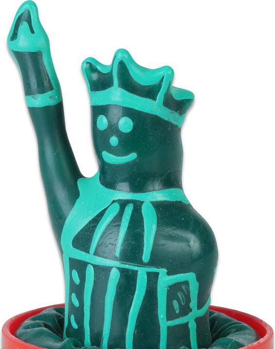 Actual product image Erco Scherzkondom mit Figur «Freiheitsstatue» 1 Stück, handbemalt, ohne Gleitmittel, Naturkautschuklatex (1 pcs.)