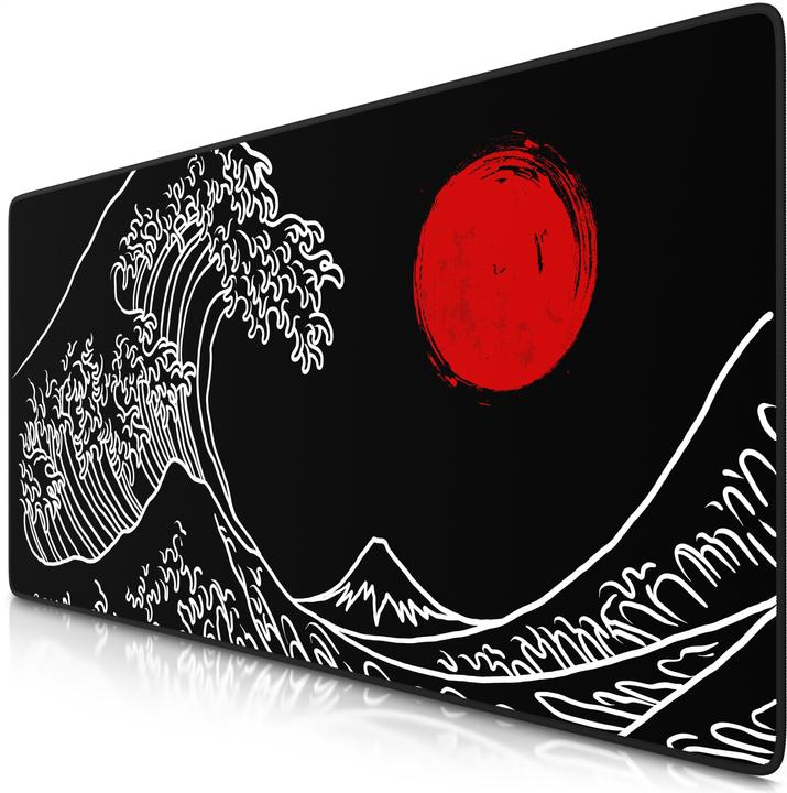 Titanwolf Tapis de souris de jeu, 900 x 400mm XXL Speed Gaming Mousepad, Tapis de souris Très grande surface (XXL)