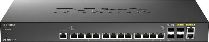 Immagine prodotto D-Link Switch 12XG 4SFP+ 8x10G 4xSFP gestito (16 Porti)