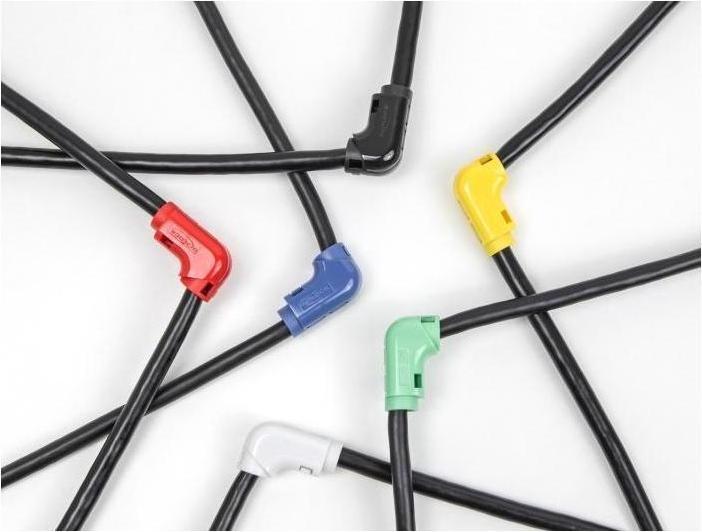 Produktbild Delock Kabel Clips zum Abwinkeln 12 Stück farblich sortiert