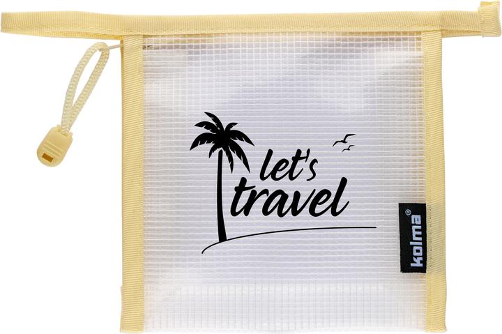 Immagine prodotto Kolma Mesh Bag crème "let's travel" (Custodia)