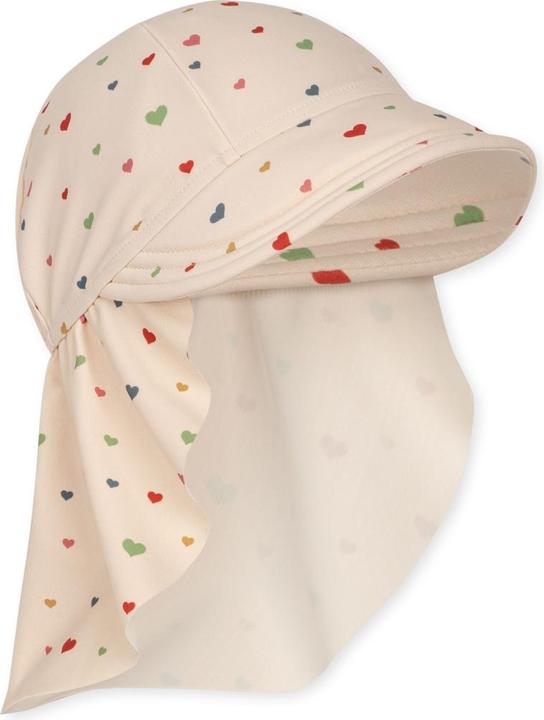 Actual product image Konges Slojd UV sun hat Multi Hearts