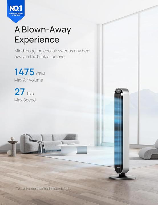 Immagine prodotto Dreo Smart Turmventilator - Pilot Max S (48 dB)
