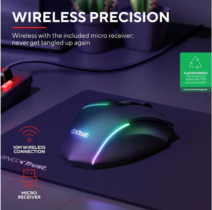 Actual product image Trust GXT 131 Ranoo (Wireless)
