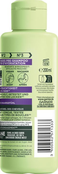 Actual product image Garnier Fructis PreShampoo Locken (200 ml, Liquid shampoo)