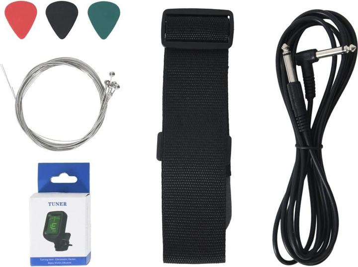 Image du produit VidaXL Lyov (Guitare électrique, Bouleau massif, Matériau à base de bois, Panneau composite)