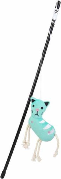 Produktbild Mica Pets Katzenspielzeug - Spielangel mit Katze - ca. 47 cm