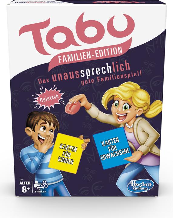 Actual product image Hasbro Gaming Taboo Family Edition (German)