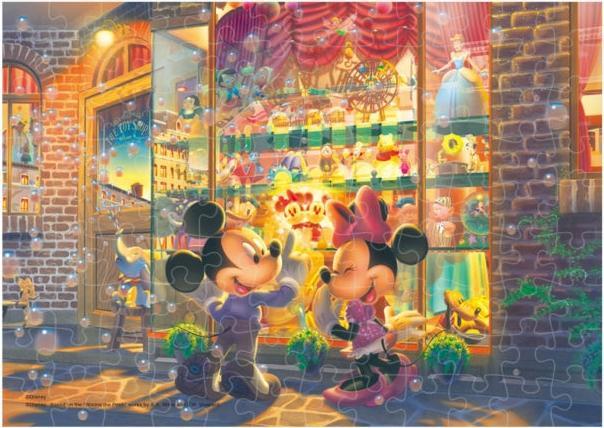 Produktbild Disney Mickey & Minnie leuchtendes Puzzle 108 Teile "Abenddämmerung im Spielzeugladen" (108 Teile)