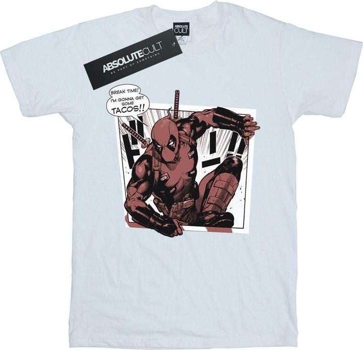Immagine prodotto Deadpool Breaktime Tacos Maglietta Uomo (XXL)
