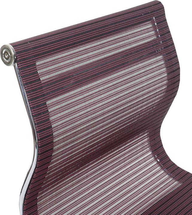 Actual product image Mendler Office chair HWC-K53, mesh cover fabric/textile - wine red