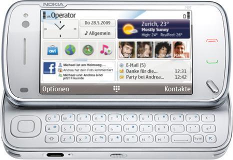 Nokia N97 - Multilingual QWERTZ - White (32 GB, 3.50", 5 Mpx, 3G)
