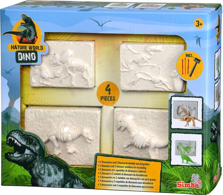 Produktbild Simba Dino Grosses Ausgrabungsset, 4 Stück