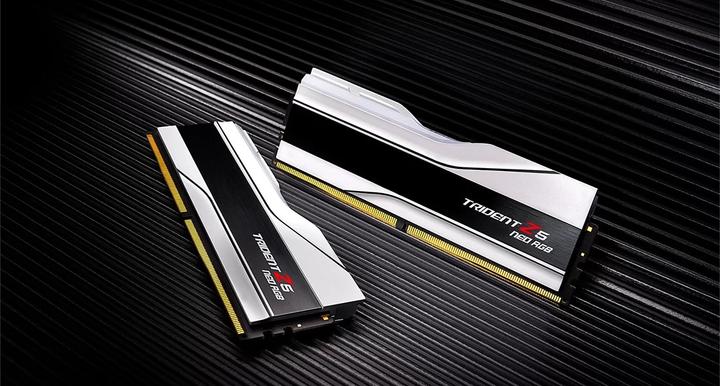 Actual product image G.Skill Trident Z5 Neo RGB DDR5-6000 - 64GB - CL28 - Dual Channel (2 pcs) - AMD EXPO - Hvid med RGB (2 x 32GB, 6000 MHz, DDR5 RAM, DIMM)