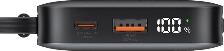 Actual product image Usams Powerbank XR Series CD228 10000mAh 20W + kabel USB-C/Lightning biały (10000 mAh, 20 W, 20 Wh)