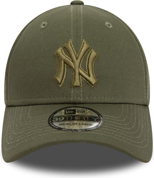 Actual product image New Era 39Thirty Stretch Cap - OUTLINE NY Yankees olive - M/L (M/L)