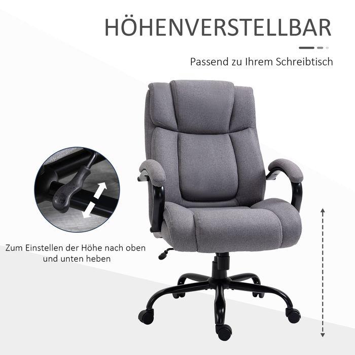 Immagine prodotto Swisshandel24 Sedia da ufficio Sedia da gioco Funzione dondolo con imbottitura spessa ed ergonomica Portata 220 kg