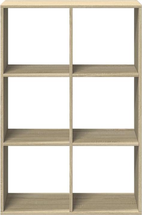 Produktbild VidaXL Raumteiler Bücherregal Standregal Büroregal Würfelregal Sonoma-Eiche (69.5 x 29 x 103.5 cm)