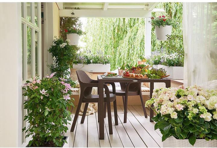 Produktbild Lechuza Cottage Stapelstuhl mokka