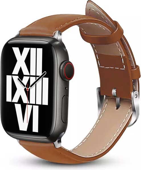 Crong Noble strap - genuine leather strap for the Apple Watch 42 (Cowhide, 3, 4, 9, Extremist, Apple Watch Series 1)