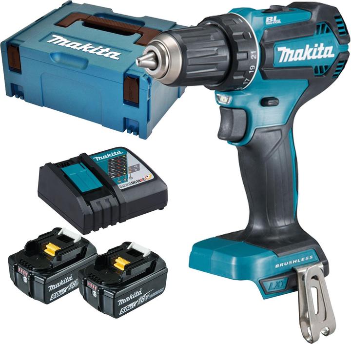 Actual product image Makita DDF485RTJ (Rechargeable battery operated)