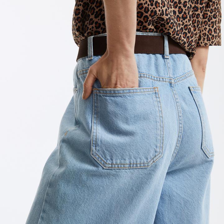 Produktbild La Redoute Collections Extraweite High-Waist-Jeans (S)
