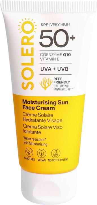 Solero Sonnen Gesichtscr feu SPF50+ 50ml (Sonnencreme Gesicht, SPF 50+, 50 ml)