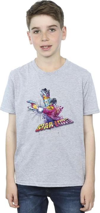 Actual product image Boys Guardians Of The Galaxy Abstract Star Lord T-Shirt (140, 146)