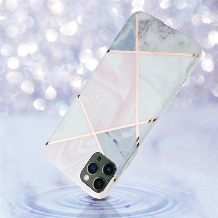 Produktbild Cadorabo IMD TPU Bunter Marmor Cover (Apple iPhone 12 Pro Max)