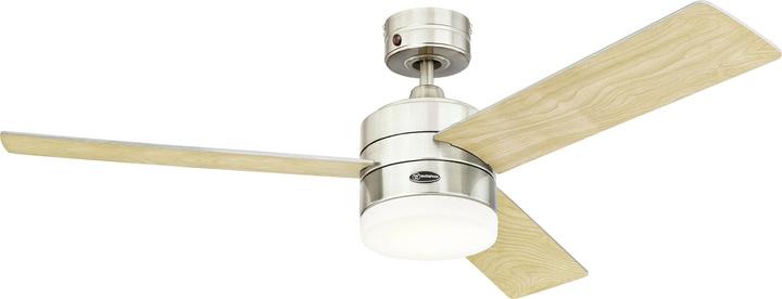 Immagine prodotto Westinghouse Ventilatore da soffitto Vista in acciaio inox 122 cm con LED (51 dB)