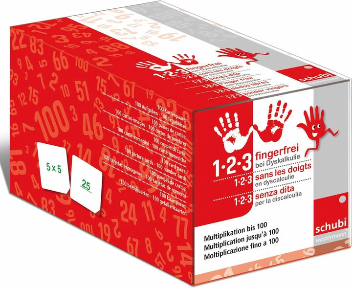Actual product image 1-2-3 finger free for dyscalculia 4 - multiplicative. (German)