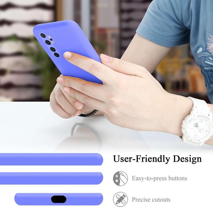 Actual product image Cadorabo Bumper Case for Xiaomi Mi NOTE 10 LITE TPU Liquid Silicone Cover for Xiaomi Mi NOTE 10 LITE (Mi Note 10 Lite)